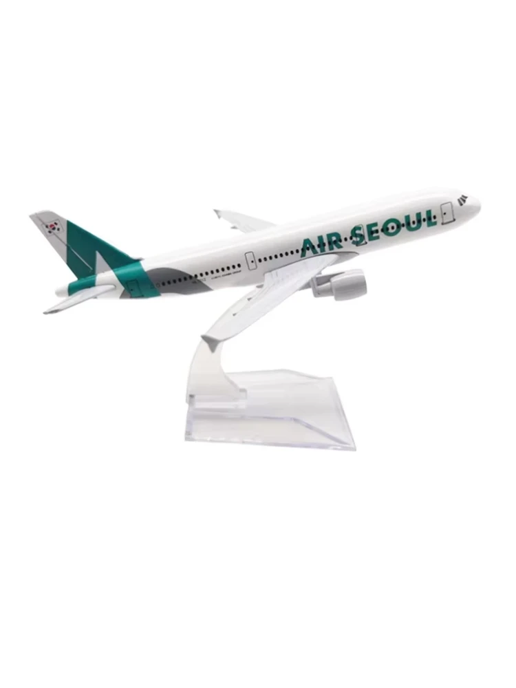 

16 см Air Seoul Airbus A320 Корейский самолет металлическая модель самолета игрушки Коллекционный дисплей подарки