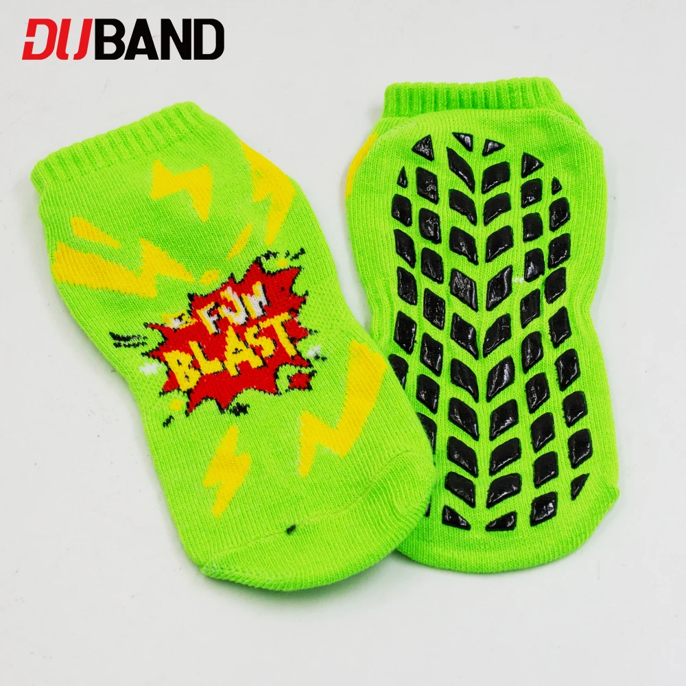 Professional Non-slip Kids Gri - Trampoline Park Sock ulasan dan harga