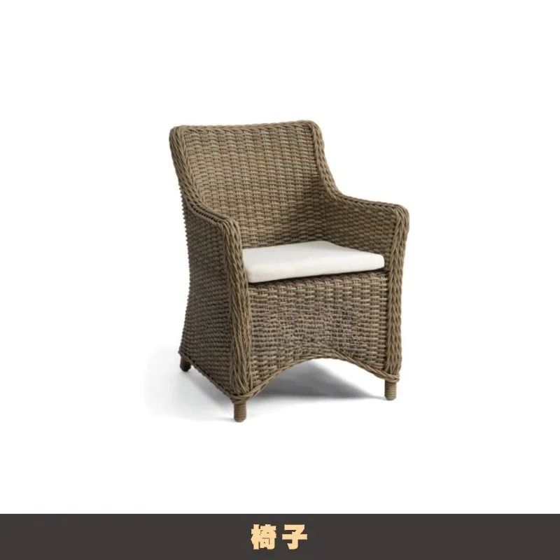 

Outdoor sofa living room leisure combination rattan chair, outdoor courtyard garden rattan furniture
