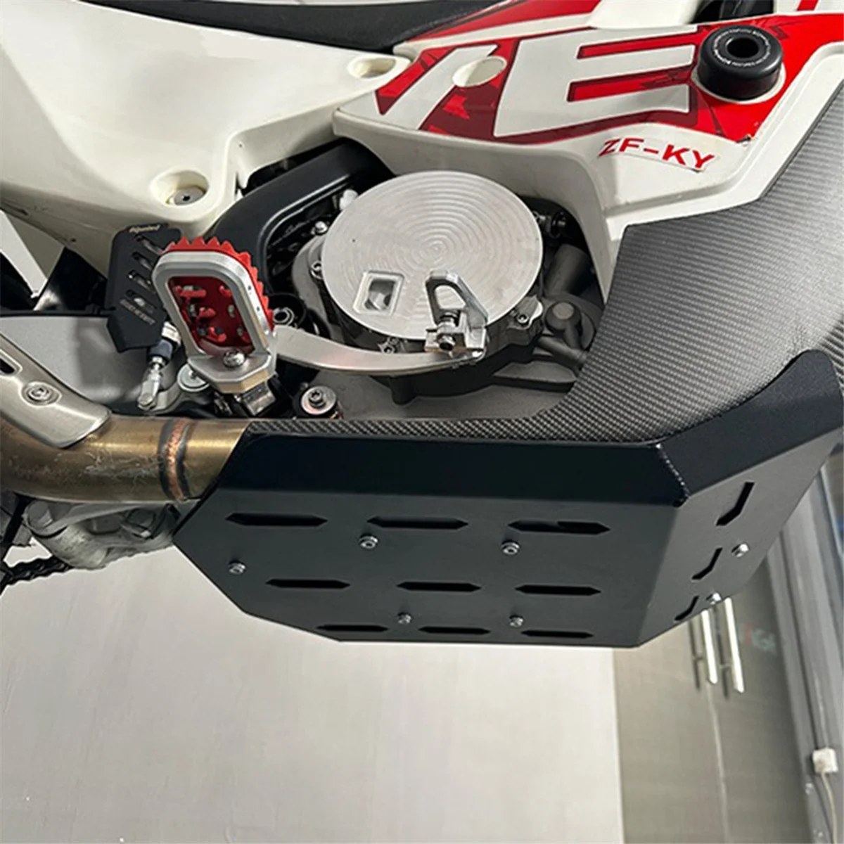 

RRAVU-Motorcycle Engine Skid Plate Chassis Cover Bash Belly Pan Crash Protection for Kove 450 Rally 450rally 450R 2023