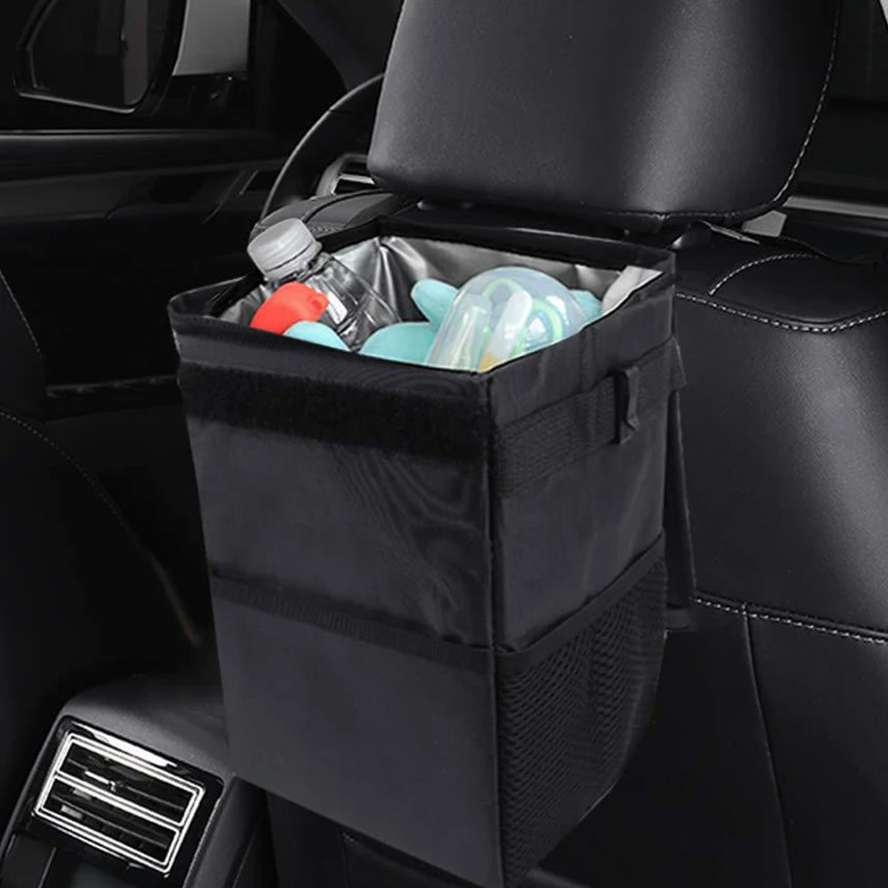 

Folding Car Trash Bin Portable Vehicle Trash Organizer Storage Holder