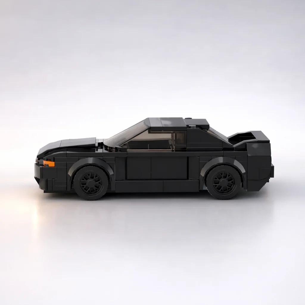 MOC R32 Style Sports Racing Car 284PCS 8 Stud Wide Small Bricks Building Blocks Model Speed Series Assembly Toy Gift