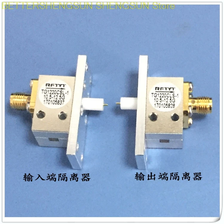 

10.5-12.5GHz through wall microstrip connection structure RF isolator Tetrafluoroethylene through wall joint