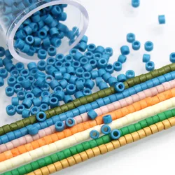 MKY Beads 2.0MM 10Grams/Tube Matte  Frosted Glass Beads  DIY Sewing