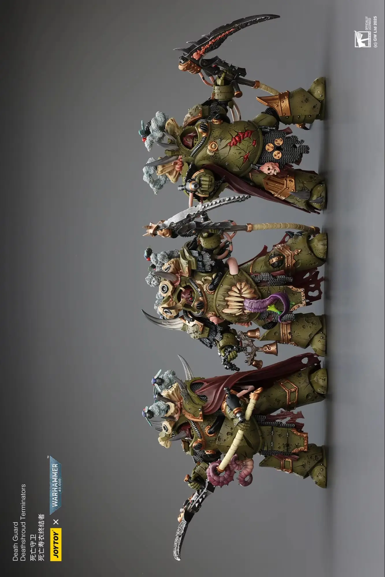JOYTOY 1/18 Action Figure Warhammer 40000 Death Guard Deathshroud Terminator Champion Toy view 2