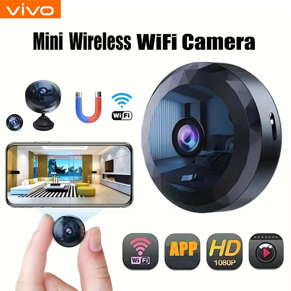 

Беспроводная камера VIVO, мини-Wi-Fi мониторинга, 1080P HD-видеокамера безопасности, аккумуляторная батарея, камера обнаружения движения