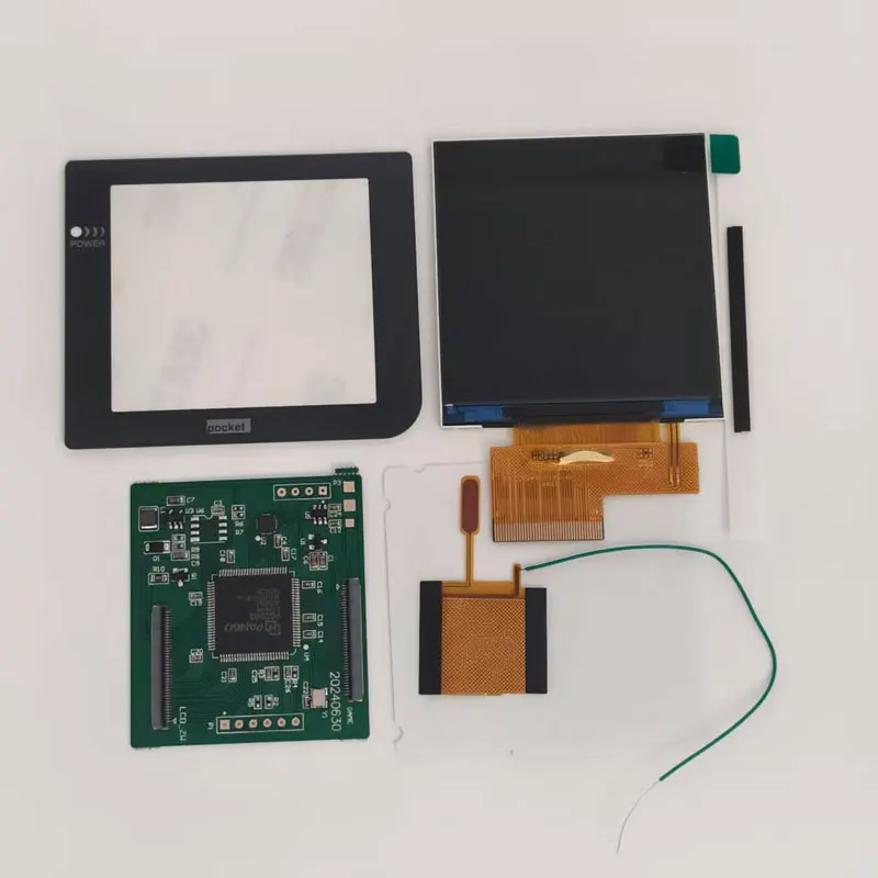 

New GBP LCD Screen, 2.6-Inch Original Size IPS High-Brightness, Easy Install for Gameboy Pocket