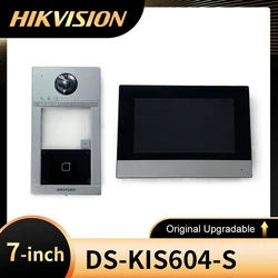 정품 Hik DS-KIS604-S IP 비디오 인터콤 키트, DS-KV8113-WME1 및 DS-KH6320-WTE1 원 통화 단추