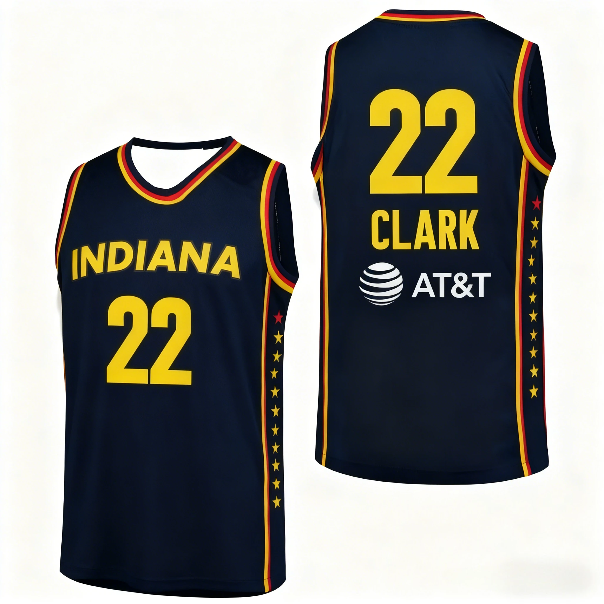 2026 Indiana Frenzy No. 22 Vest, Casual Vest, Children's Sports Basketball Vest