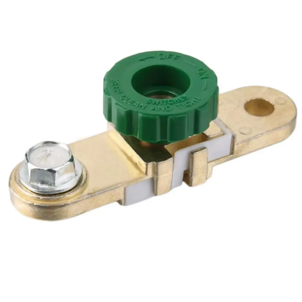 

100A Car Power-off Switch Rotary Disconnect Quick Cut-off Battery Cut Off Switch Durable Battery Saver Battery Disconnect Switch