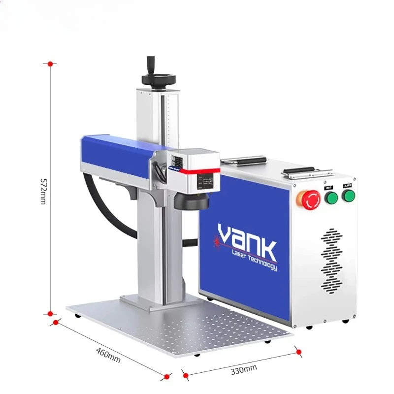 

50W Fiber Marking Machine Raycus 50QB Source 300*300mm Marking Size Lens