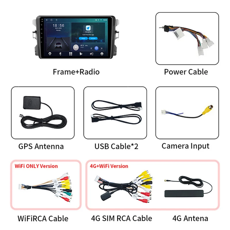 Android Multimedia Radio 2.5D Touch Screen 8 Core GPS Navigation Car Video DVD Player for BYD G3 2010-2013