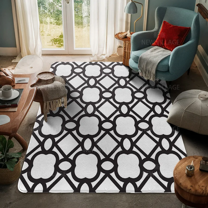 House entrance carpet Home door mat Living Room Bath Foot decoration non-slip rugs Modern geometric pattern nordic simple boho