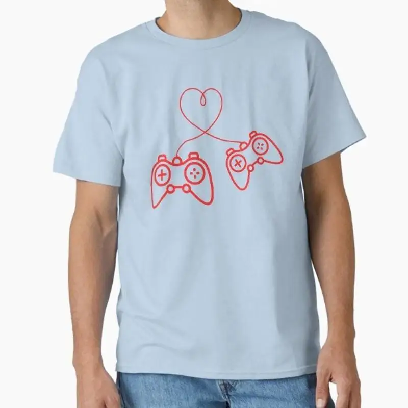 i love to play playing games game pad Clas T shirt Made in US AUS Size S 2XL