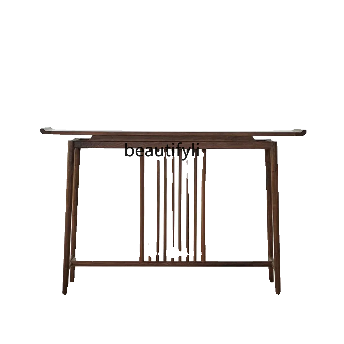 

North America Black Walnut Wood Entrance Table a Long Narrow Table Nordic Style Entrance Foyer B & B Narrow Table New Chines A1