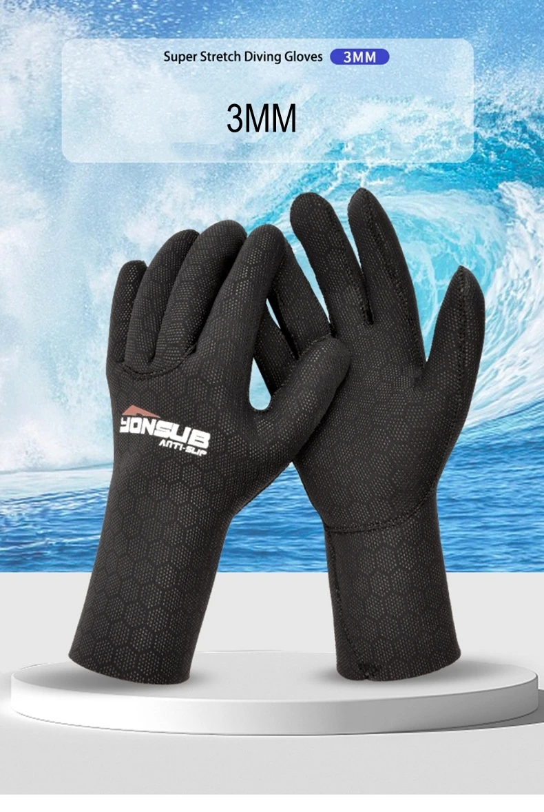 3MM/5MM  Anti Slip Neoprene Scuba Spearfishing Rafting Kayaking Diving Gloves Underwater Hunting Canoeing Surfing Swim Gloves