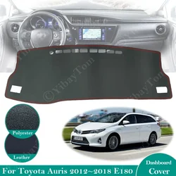 for Toyota Auris 2012~2018 E180 180 Scion iM Corolla Anti-Slip Leather Mat Dashboard Cover Pad Sunshade Dash Carpet Accessories