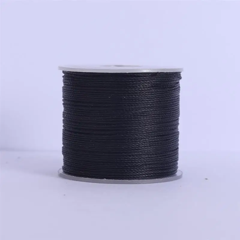 20M/Roll 0.6MM Waxed Thread Cord Leather Line DIY Handicraft Craft Sewing Wax Thread Cord Round Leather Sewing Wax Thread