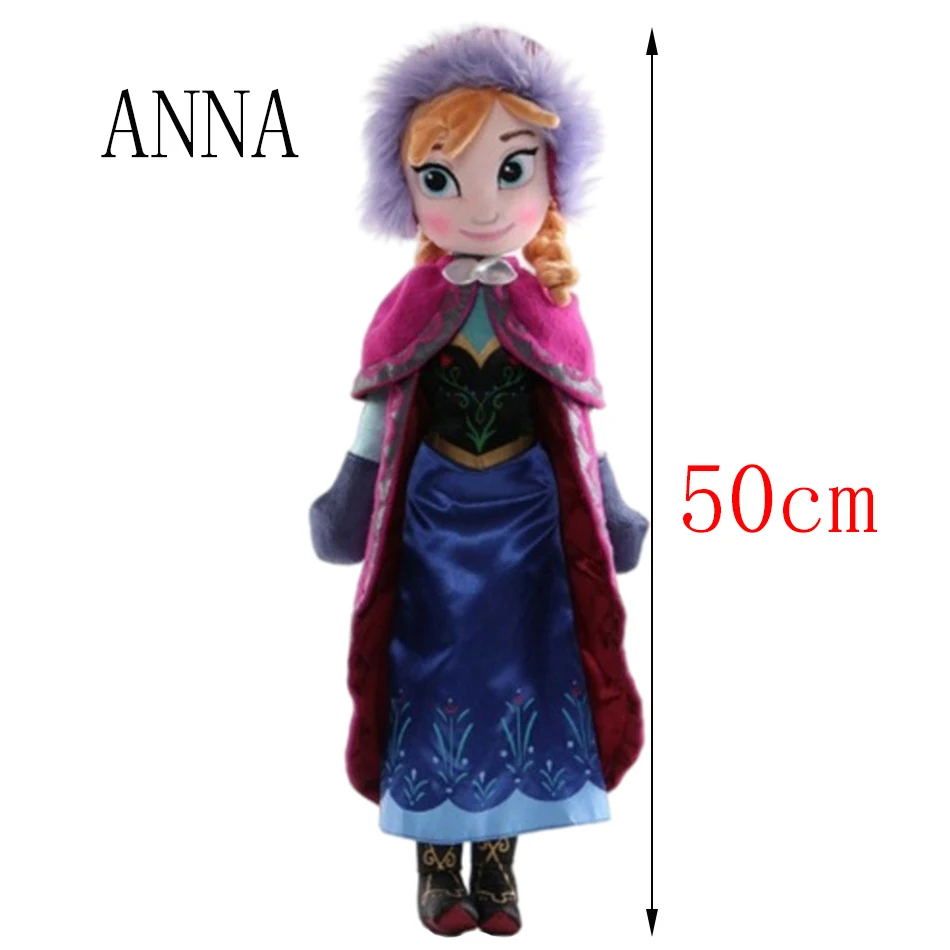 Frozen Elsa Anna Prinzessin Plüschpuppe Olaf Schneemann Eis-Sven Flareon Bruni Spielzeug Weihnachtsgeschenke