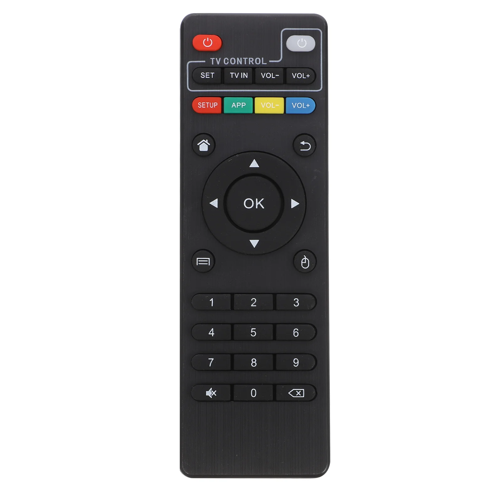 Controle remoto universal com 31 teclas para -4K Set Top Smart Control 8M de alcance compatível com novos modelos antigos