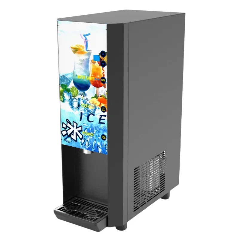 20kg Automatic Ice Maker, Small Ice‑Making Machine for Coffee Machine, Home, Hotel and Bubble‑Tea Store
