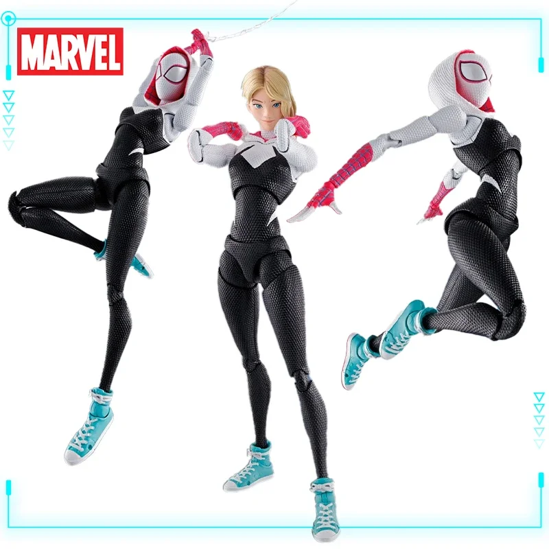 

Bandai Original Genuine Marvel Spider Man Across The Spider Verse Ghost Spider Gwen Stacy S.H.Figuarts 15cm Model Action Figures