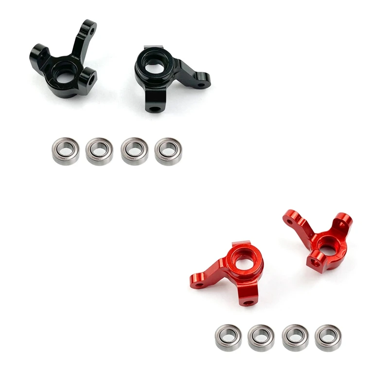 For XIAOMI JIMNY XMYKC01CM 1/16 RC Car Upgrade Parts Metal Front Steering Knuckle Cup With Bearing  Accessories