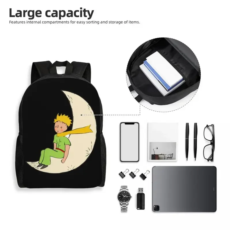 The Little Prince Laptop Backpack Women Men Basic Bookbag for School College Student Le Petit Prince Bags