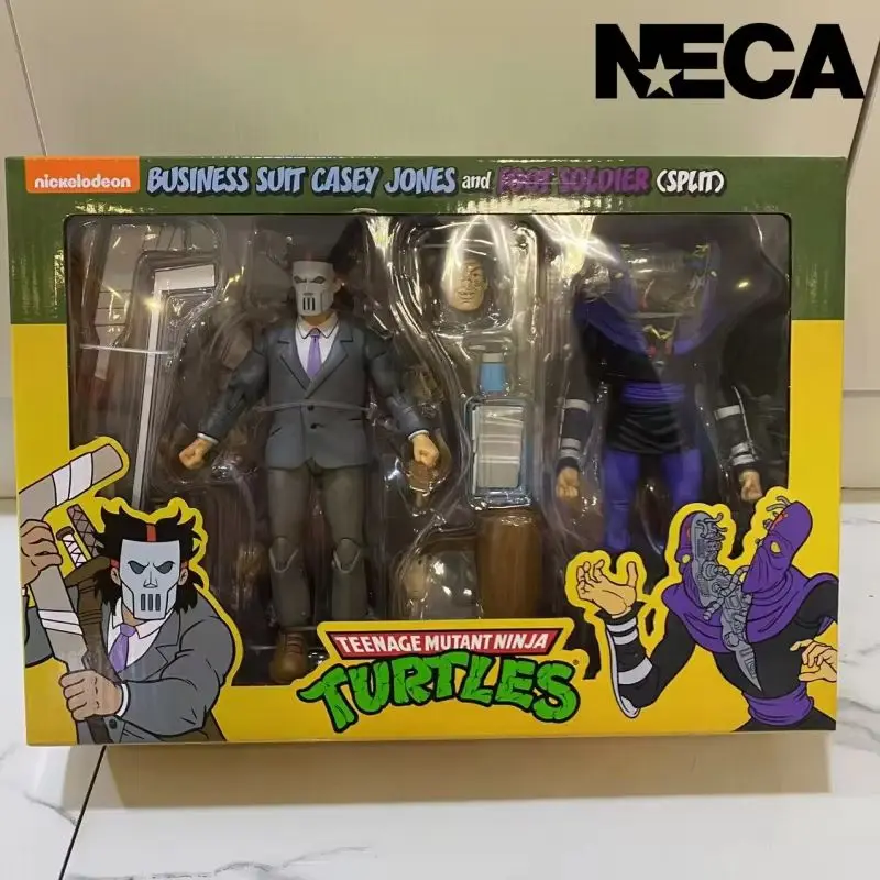 

Аутентичные Neca54394 Черепашки Ниндзя Бигфут и Джонс 7-дюймовая экшн-фигурка Коллекционная модель игрушки в подарок