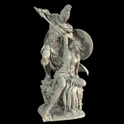 Overall heights 65mm 85mm 105mm Resin model kits figure colorless and self-assembled 3D Printing  TD-7084/3D