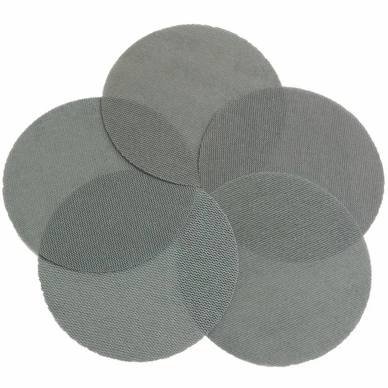 

25pcs 5" 320G mesh sandpaper, auto wheel repair, paint detailing