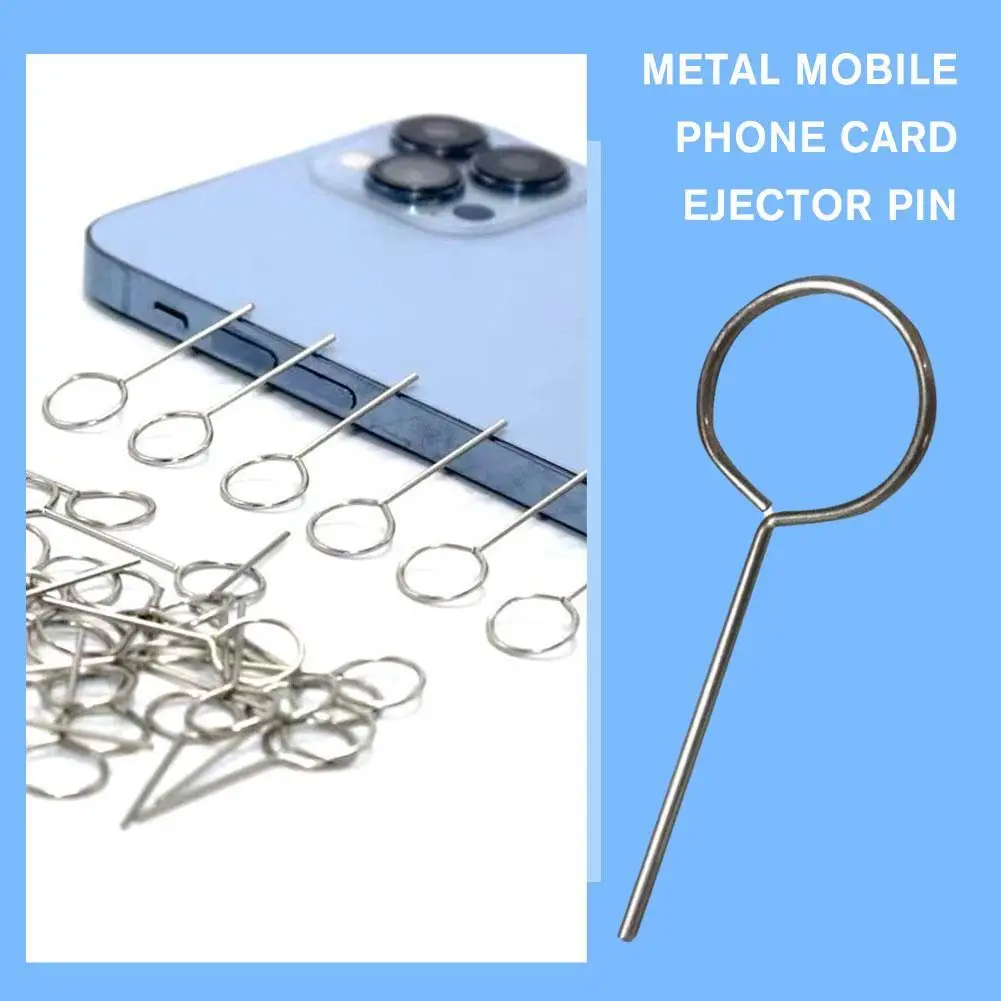 10pcs Anti-Lost Card Pin For IPhone Universal Sim Card Remover Tray To Open The Sim Card Eject Aids Tools