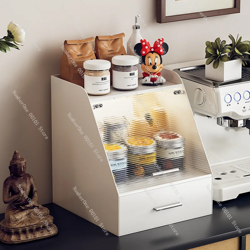 Desktop coffee machine rack | Kitchen seasoning storage rack
