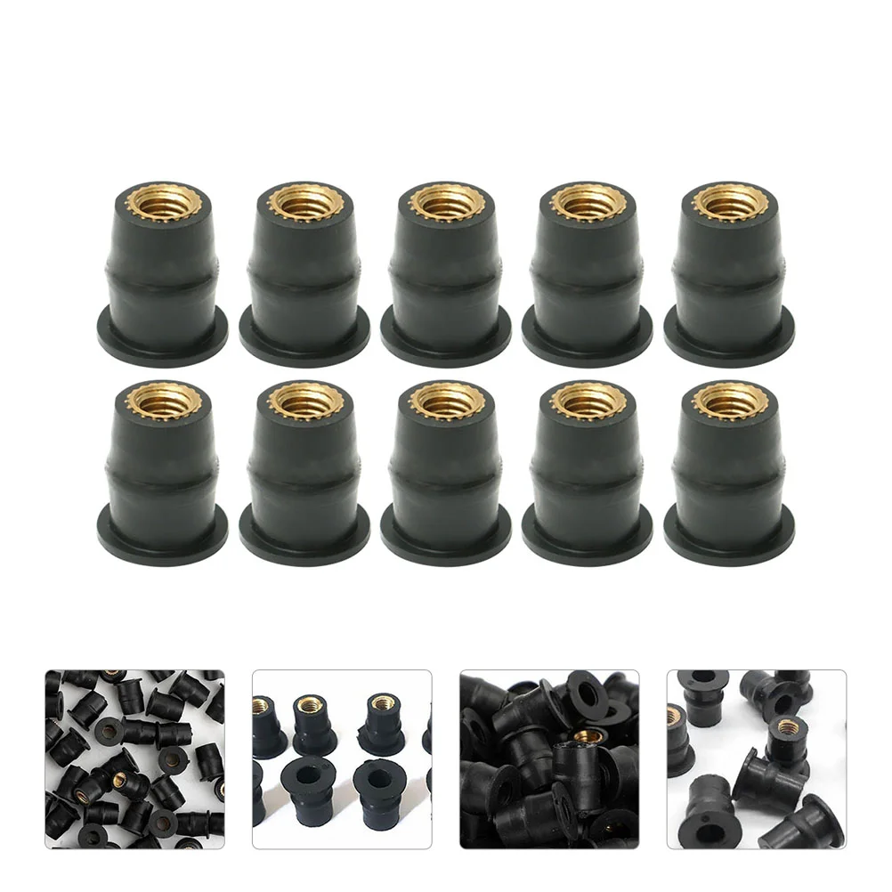 

Windshield Nut Metric Rubber Well Nuts Motorcycle Part for Accessories Windscreen Fastener