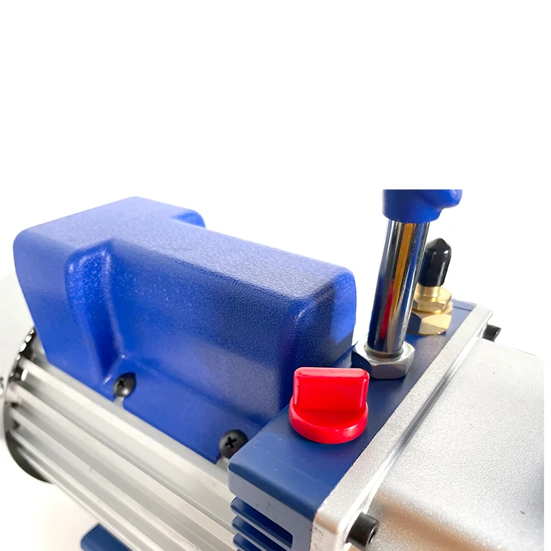 RS-1 مضخة تفريغ دوارة دوارة محمولة ثنائية المرحلة معدات مجفف مختبرية صغيرة مع مضخة أحادية المرحلة للبحث العلمي