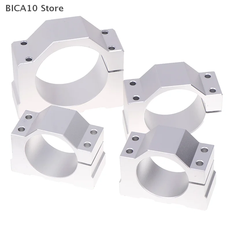 52mm 56mm 65mm 80mm Aluminum Spindle Clamp Motor Bracket For CNC Engraving Router Machine Motor Mounting Holder