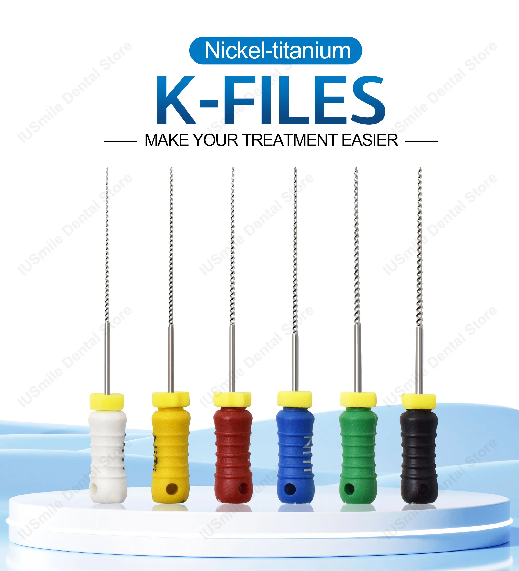 1 Box Niti K-Feilen Heißer Verkauf Endo-Feilen Handgebrauch endodontische Instrumente 25 mm 21 mm – Detail 1