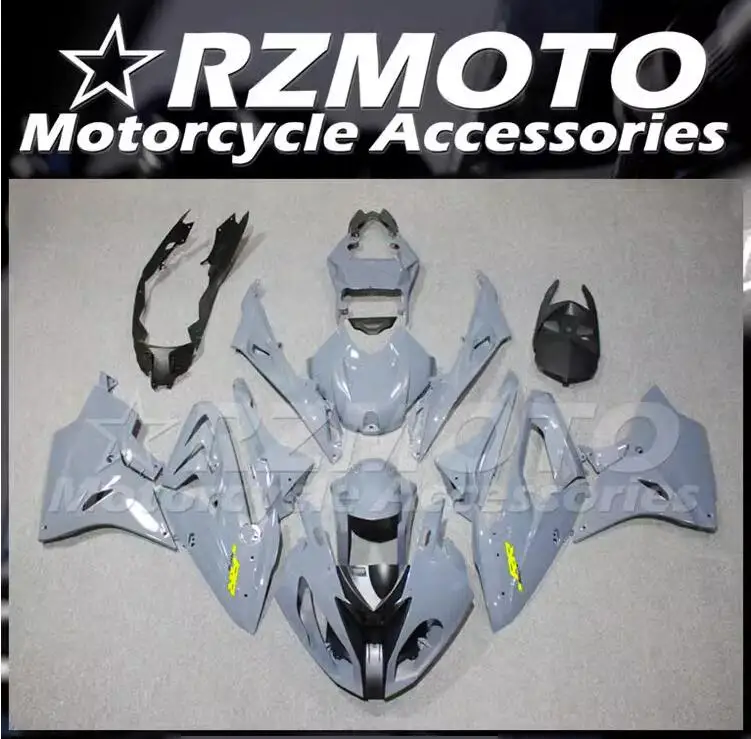 

4Gifts New ABS Motorcycle Full Fairings Kit Fit For BMW S1000RR 2017 2018 17 18 Bodywork Set Custom Gray Shiny