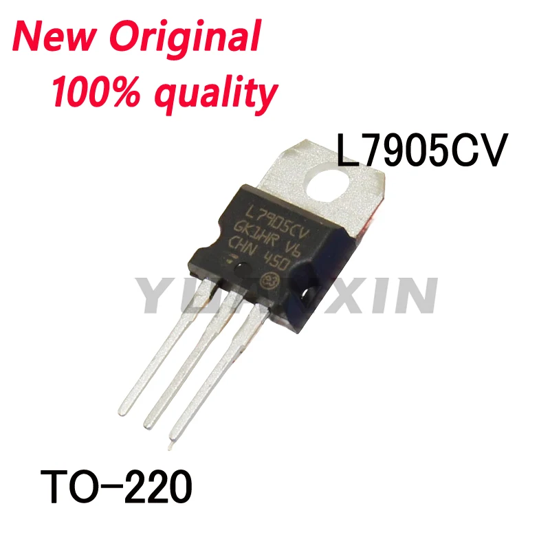 (10/pieces)New Original L7905CV L7905 Three-terminal voltage regulator plug into TO-220 5V In Stock