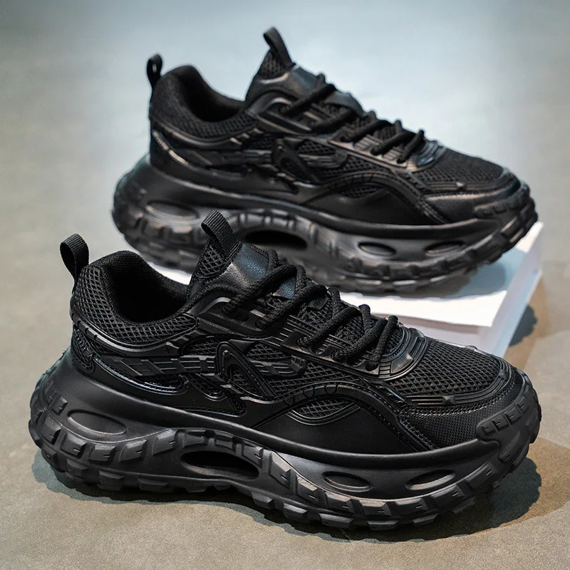 Zapatos Deportivos Casuales de Moda para Hombre, Zapatos para Correr Transpirables con Suela de EVA, Punta Redonda, Parte Superior Baja, Cómodos para Toda la Temporada