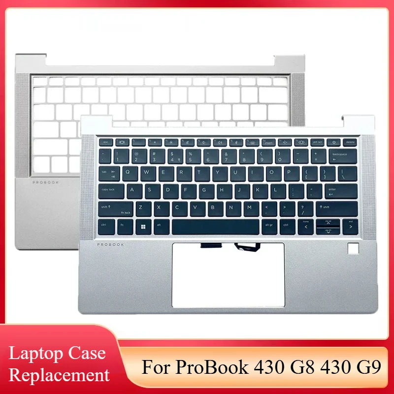 

New US Latin Keyboard For ProBook 430 G8 430 G9 Zhan66 13 G4 G5 Laptop Palmrest Case Top Keyboard Housing Cover M21190-001