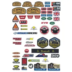 RC Car  logo label sticker for 1/10 Crawler Car Axial SCX10 III  Wrangler jeep 90046 TRX4 defender TRX6 G63 D100 D90