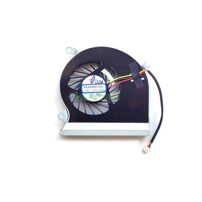 جديد الأصلي محمول وحدة المعالجة المركزية مروحة التبريد ل MSI GE70 MS-1756 MS-1757 MS-1759 سلسلة PAAD06015SL 0.55A 5VDC N039 N285 3 دبابيس