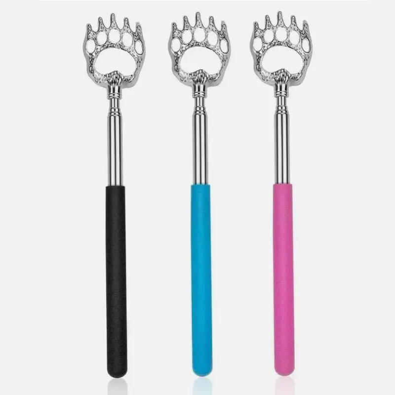 3 Pack Bear Claw Telescopic Metal Extendable Back Scratcher Back Massager