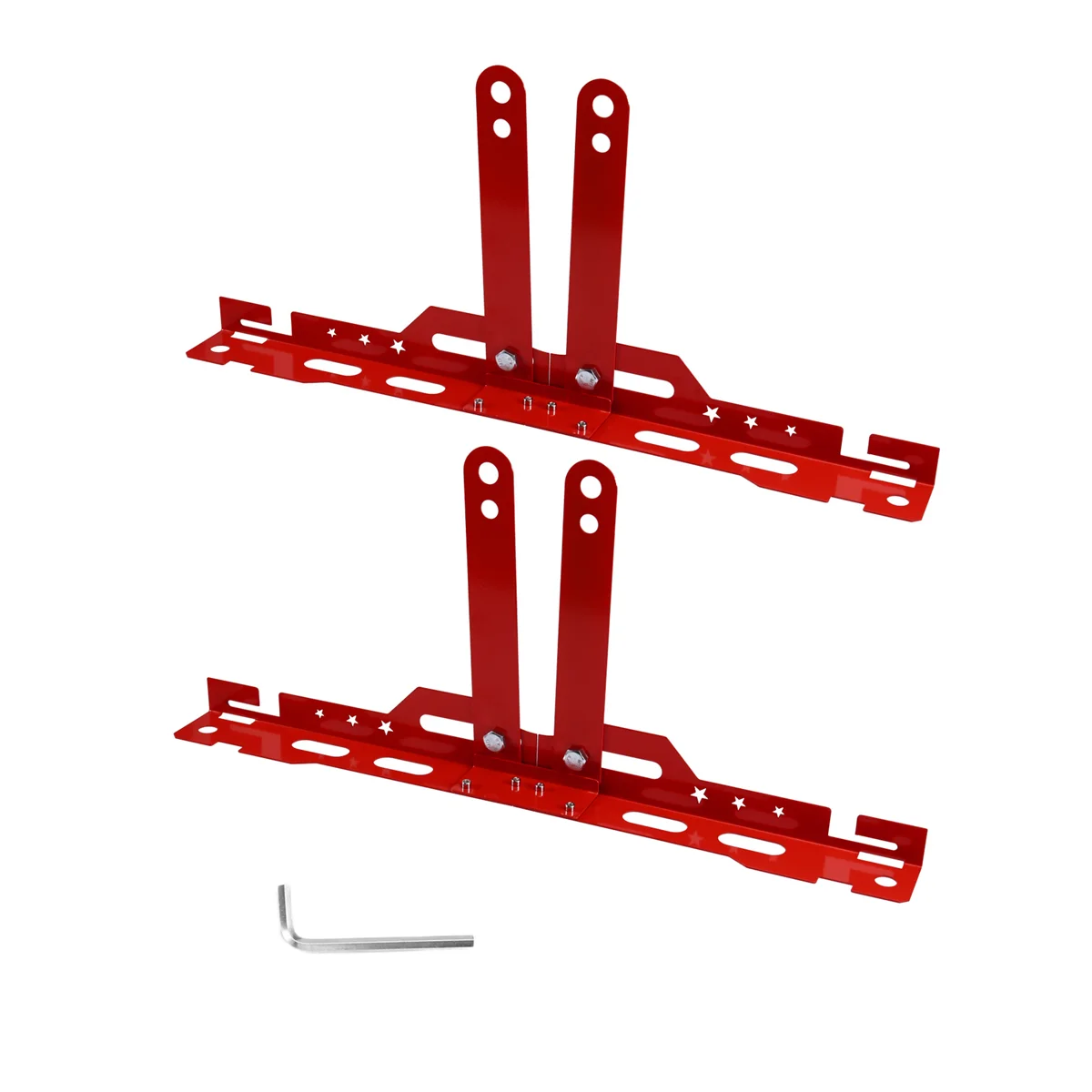 

A002 Car Wheel Alignment Tool Plates Adjustable Automotive Wheel Leveling Aligner Wheel Balancing Tool Red