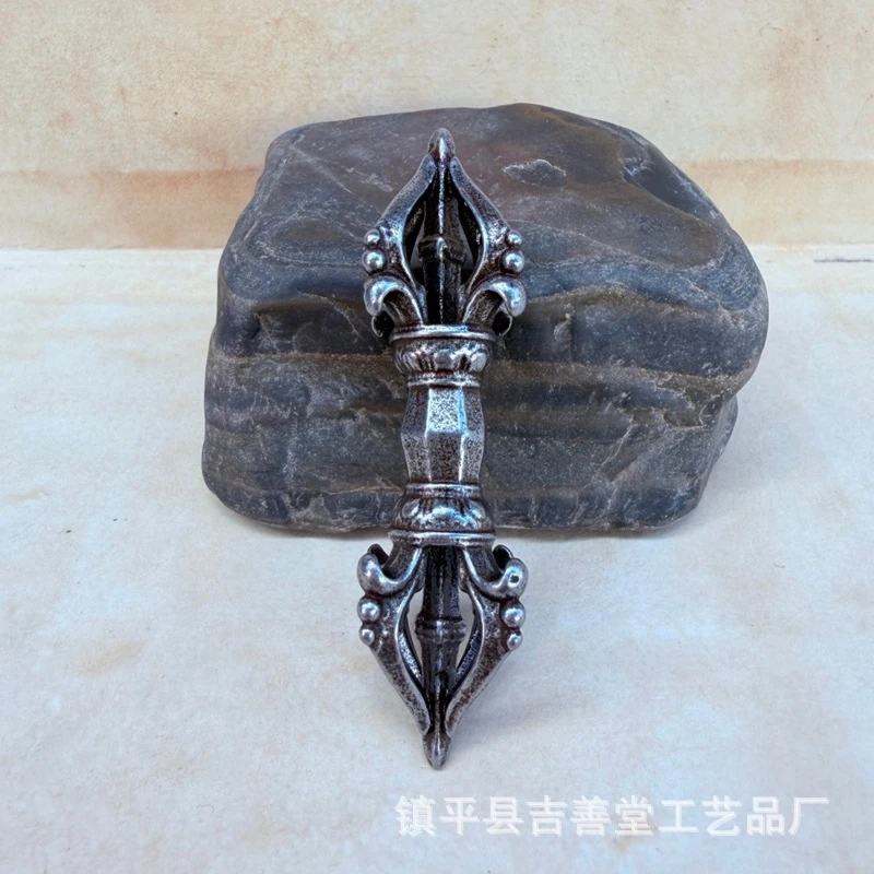 five-pronged handpiece, Tibetan craft item, decorative vajra scepter