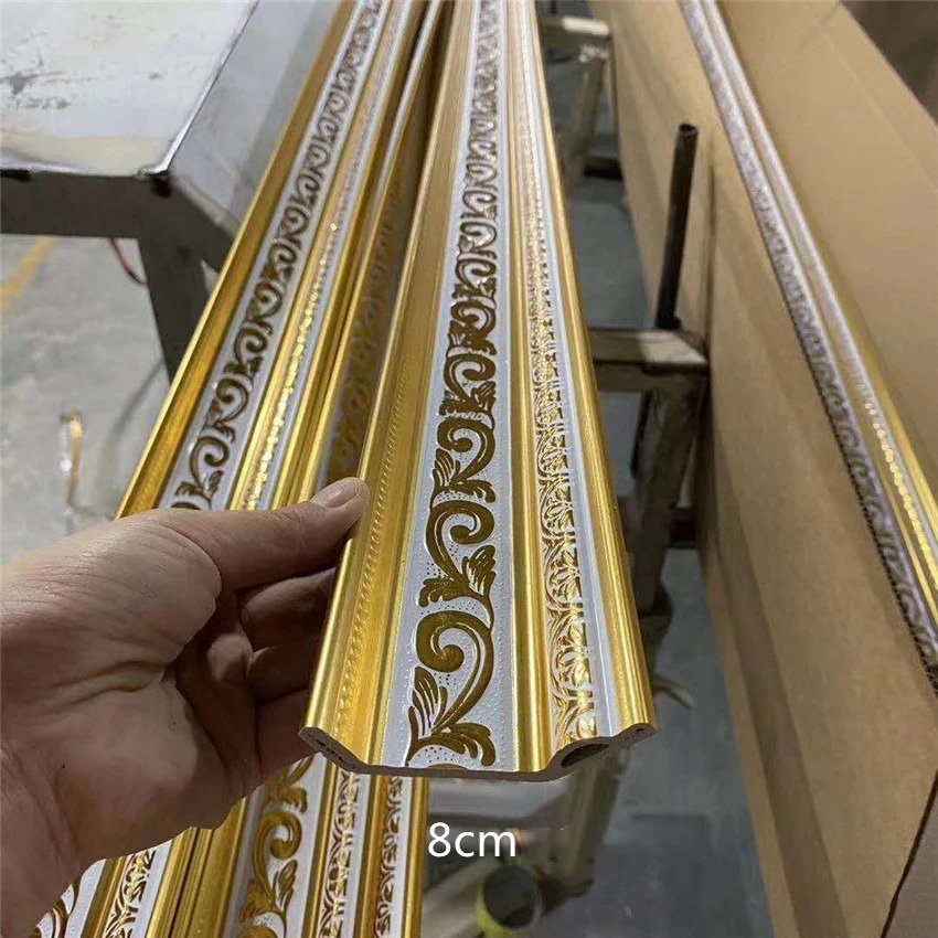 PS Foam Corner Lines Ceiling Usage Interior Room Decoration Building Materials