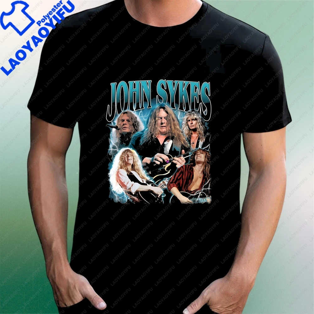 Unique John Sykes Summer Casual Trendy Multi-Purpose Short-Sleeved Men's and Women's Universal Round-neck T-Shirt
