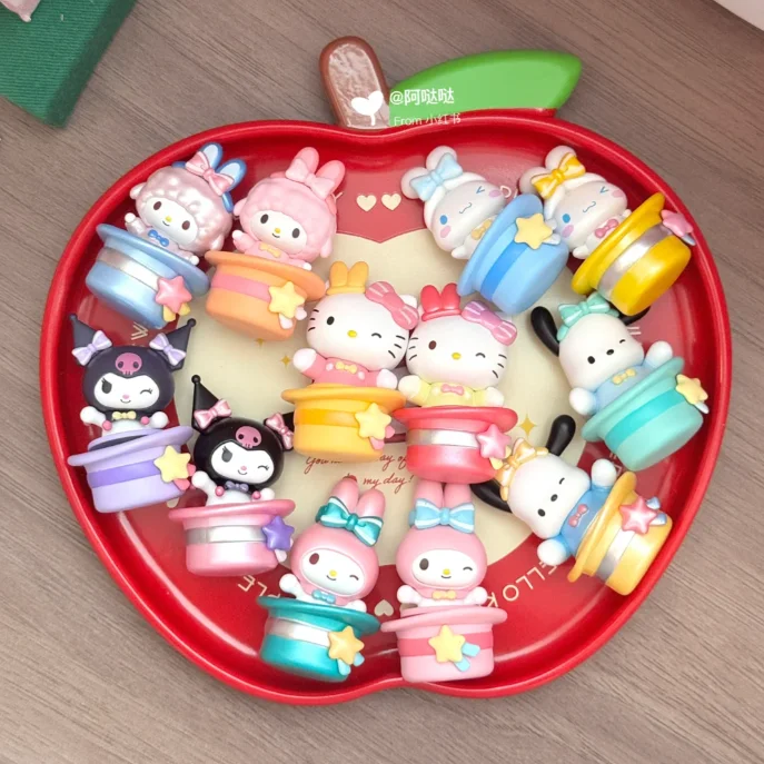 

Новая оригинальная в наличии сюрприз Magic Hat Series слепая сумка милая фасоль слепая коробка Hellokitty Kuromi мини-орнамент игрушка кукла подарок для девочки