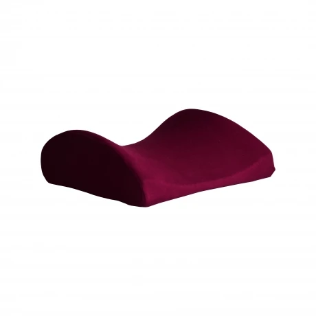 Relax burgundy Visco orthopedic waist pillow back support cushion